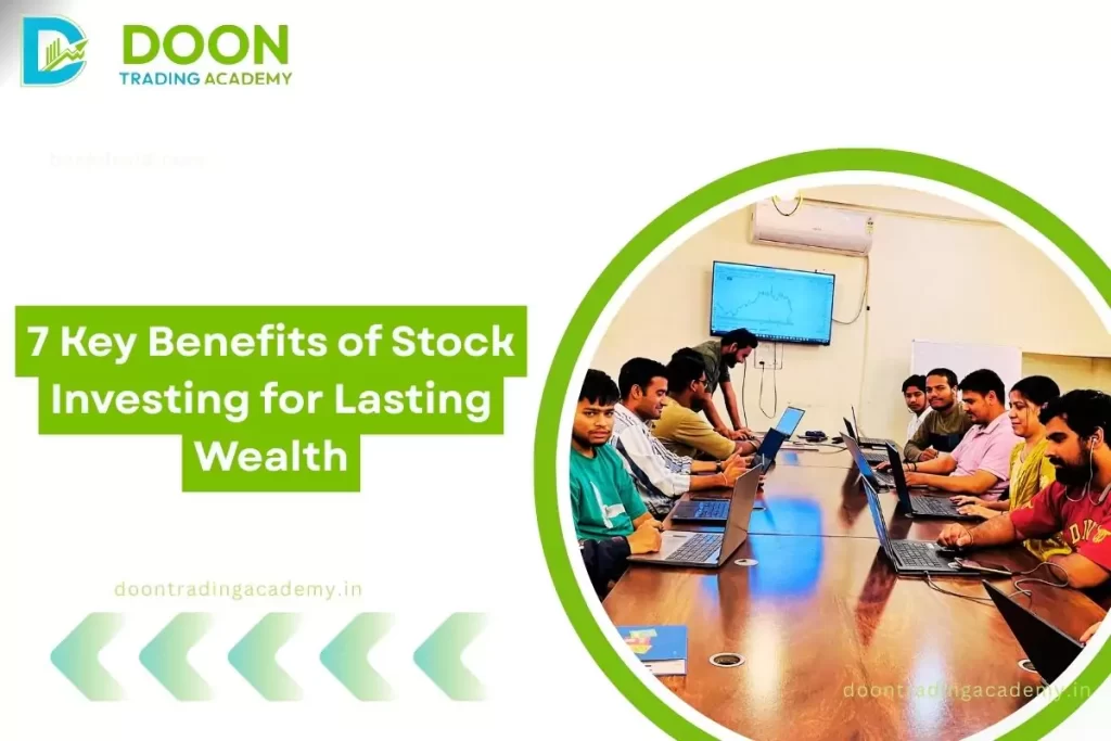 thumbnail image for the benefitrs of stock investing for wealth thumbnail with similar overlay text