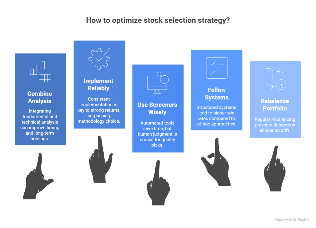 how to optimize stock selection strategy illustration