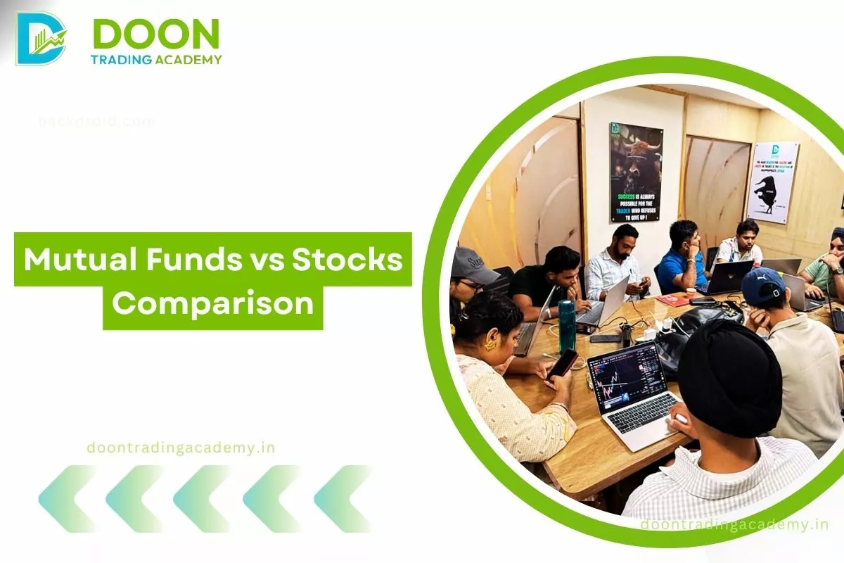 image of mutual funds vs stock market with same overlay text